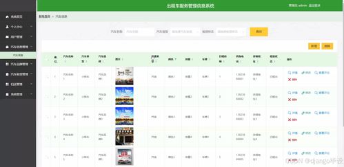 计算机毕业设计django vue出租车服务管理信息系统